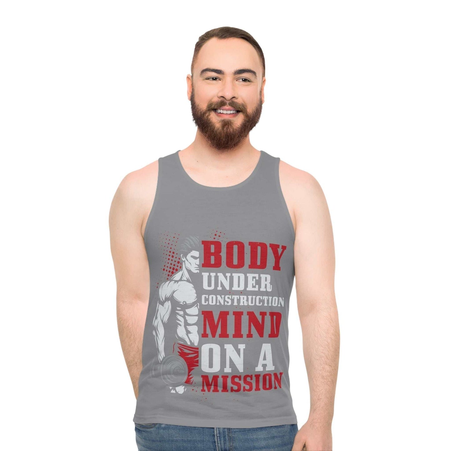 Mission" Unisex Tank Top - Motivational Gym Apparel