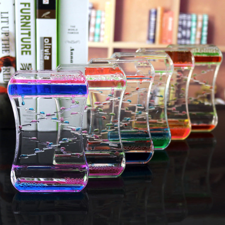Creative Cruise Fluid Liquid Hourglass Quicksand Timer 2024 Ins Living Room Office Ornaments Desk Table Decorations Home Decor