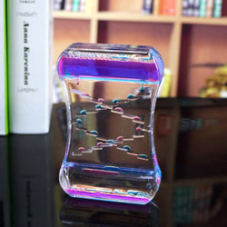 Creative Cruise Fluid Liquid Hourglass Quicksand Timer 2024 Ins Living Room Office Ornaments Desk Table Decorations Home Decor