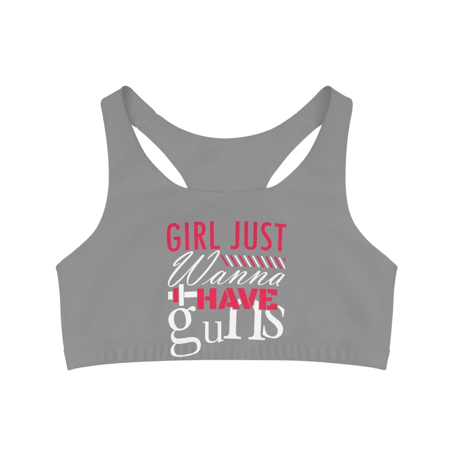 Empowering Seamless Sports Bra - "Girl