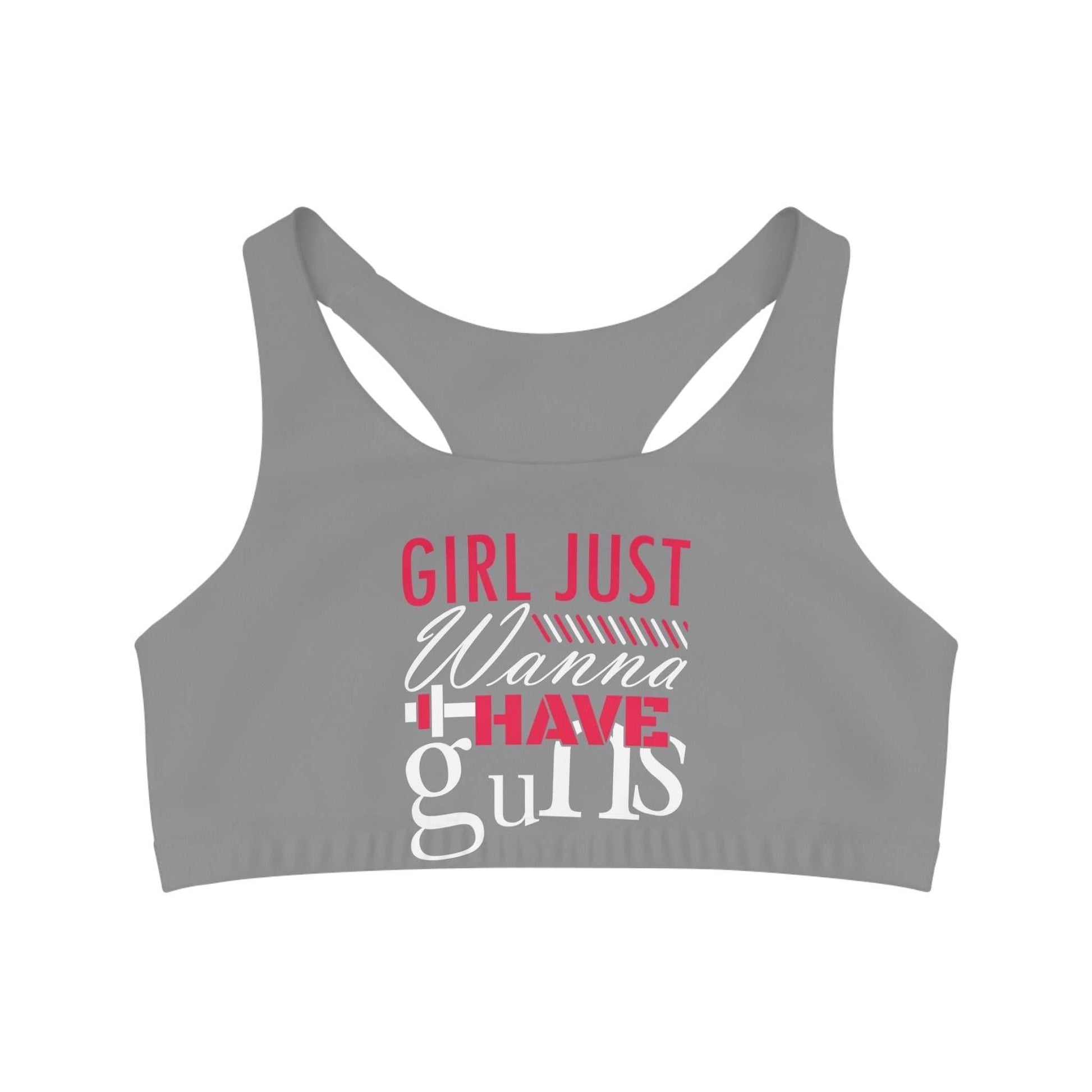 Empowering Seamless Sports Bra - "Girl