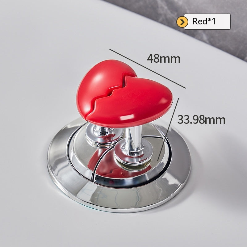 Heart-shaped Toilet Pressing Utensil Creative