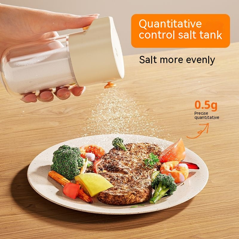 Quantitative Salt Jar Glass Seasoning Jar Seasoning Bottle