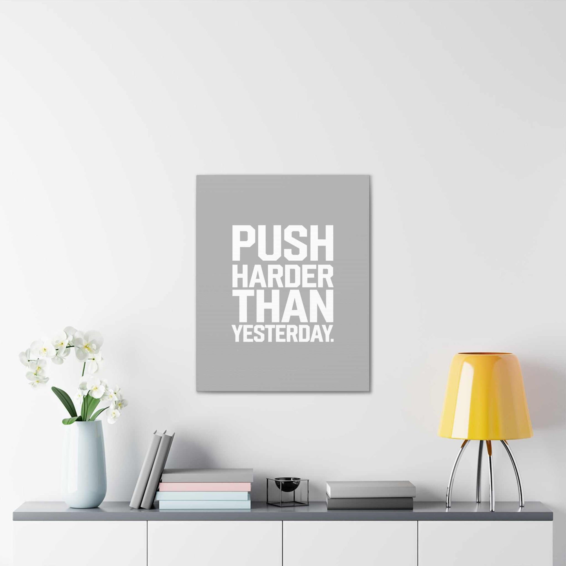 Motivational Canvas Wall Art  Than Yesterday art that mk  Canvas Wall.