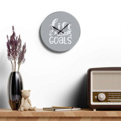 Motivational Acrylic Wall Clock