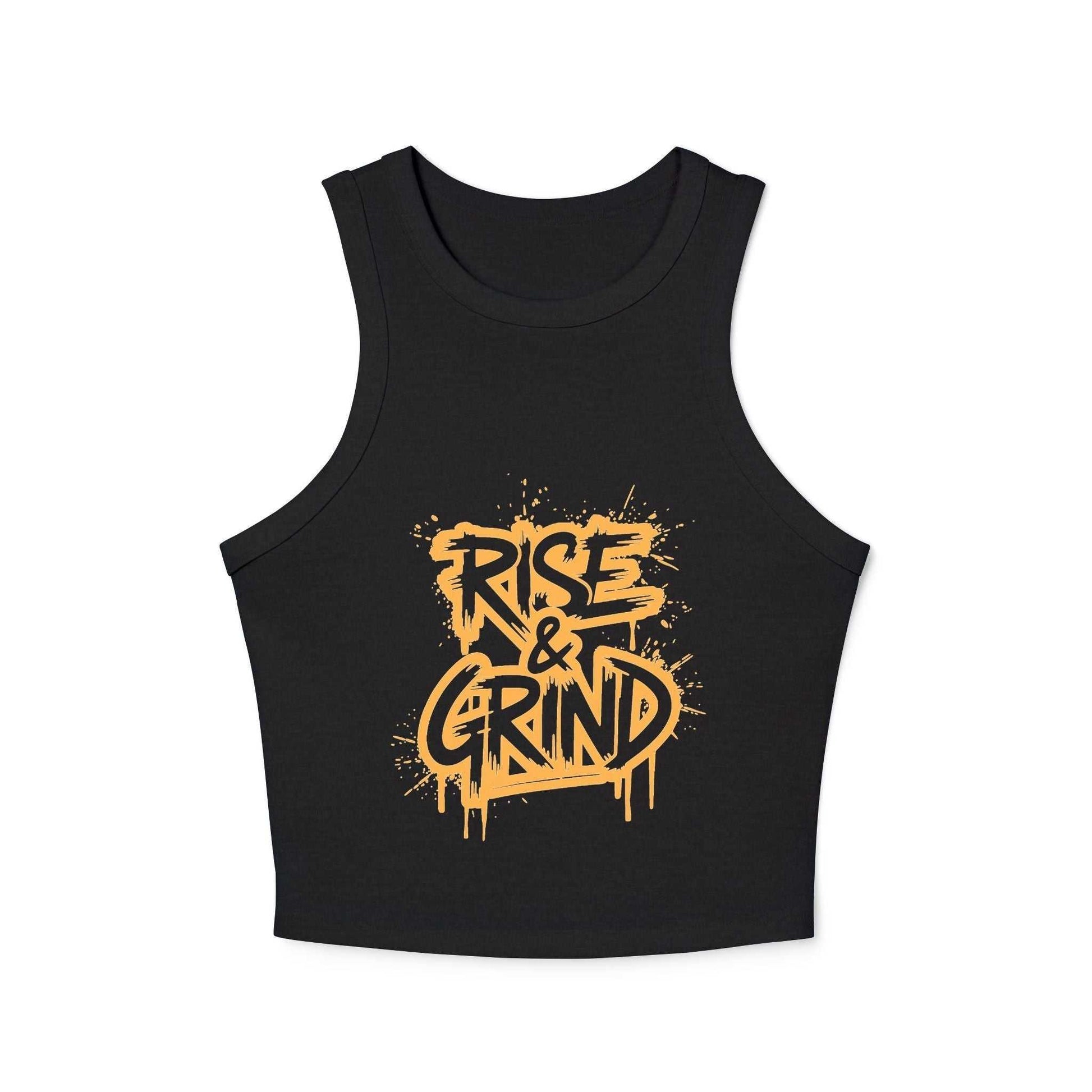 Micro Rib Racer Tank Top - Motivational Workout Apparel