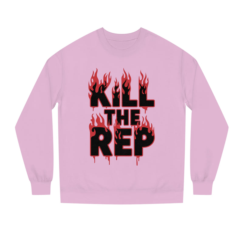 Kill the Rep Unisex Crew Neck Sweatshirt | Bold and Edgy Sweatshirt for Fitness Enthusiasts