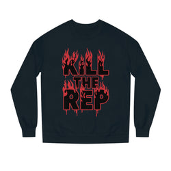 Kill the Rep Unisex Crew Neck Sweatshirt | Bold and Edgy Sweatshirt for Fitness Enthusiasts