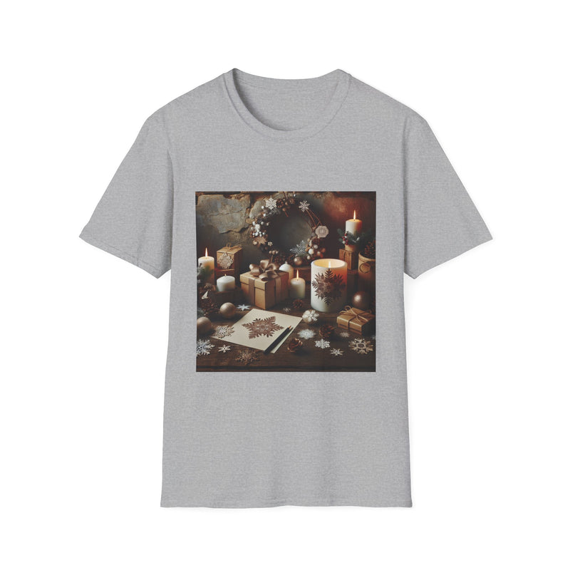 Cozy Holiday Vibes Unisex Softstyle T-Shirt - Perfect Gift for Christmas Celebrations