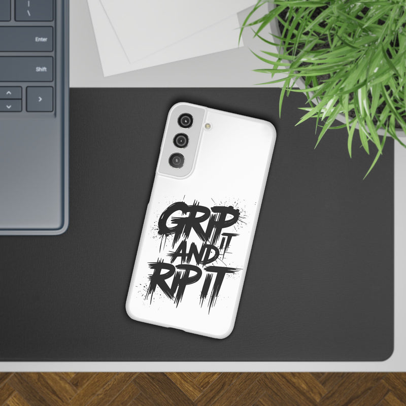 Stylish Slim Case with 'GRIP AND RIP IT' Design