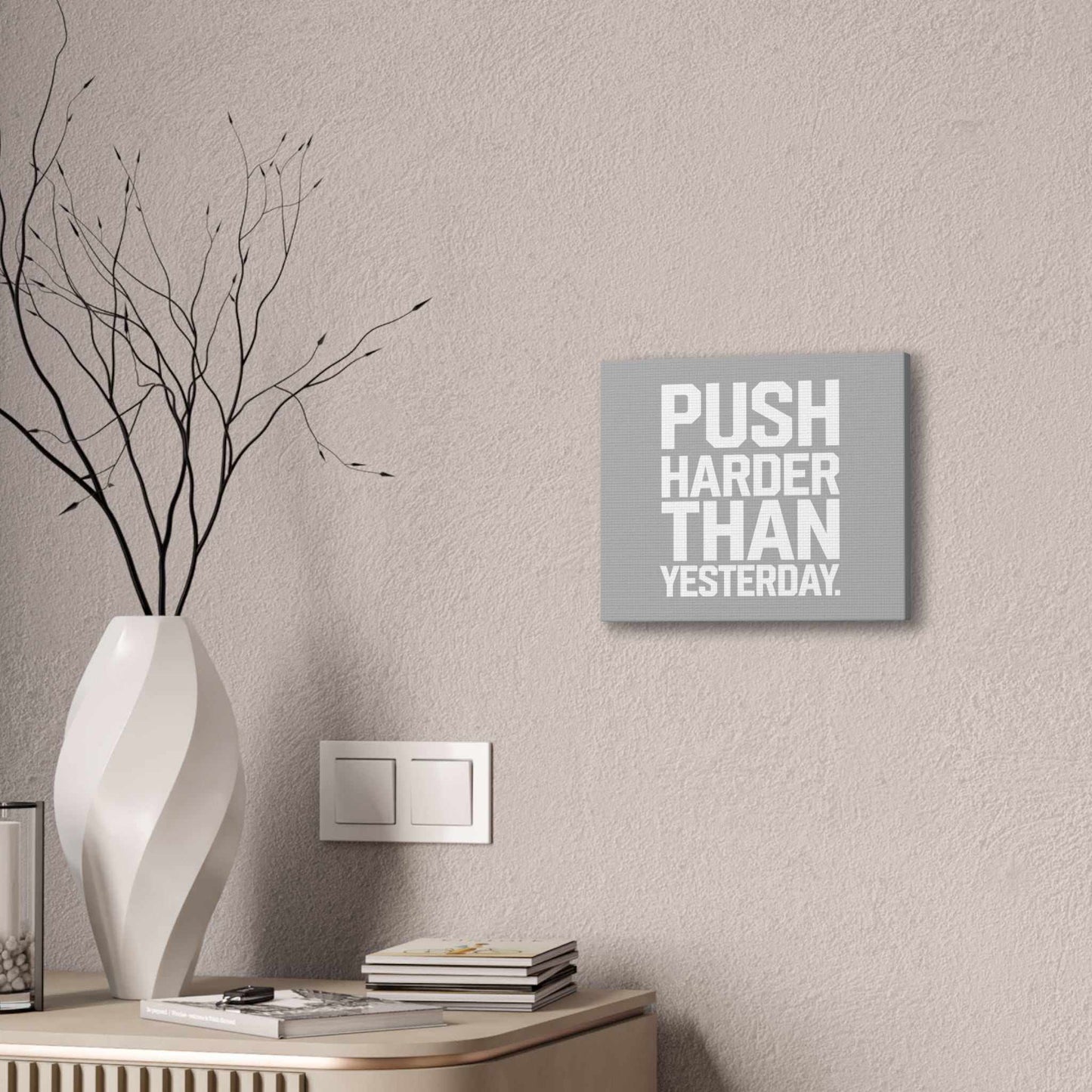 Motivational Canvas Wall Art  Than Yesterday art that mk  Canvas Wall.