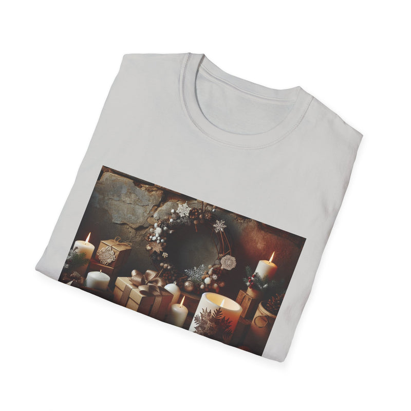 Cozy Holiday Vibes Unisex Softstyle T-Shirt - Perfect Gift for Christmas Celebrations