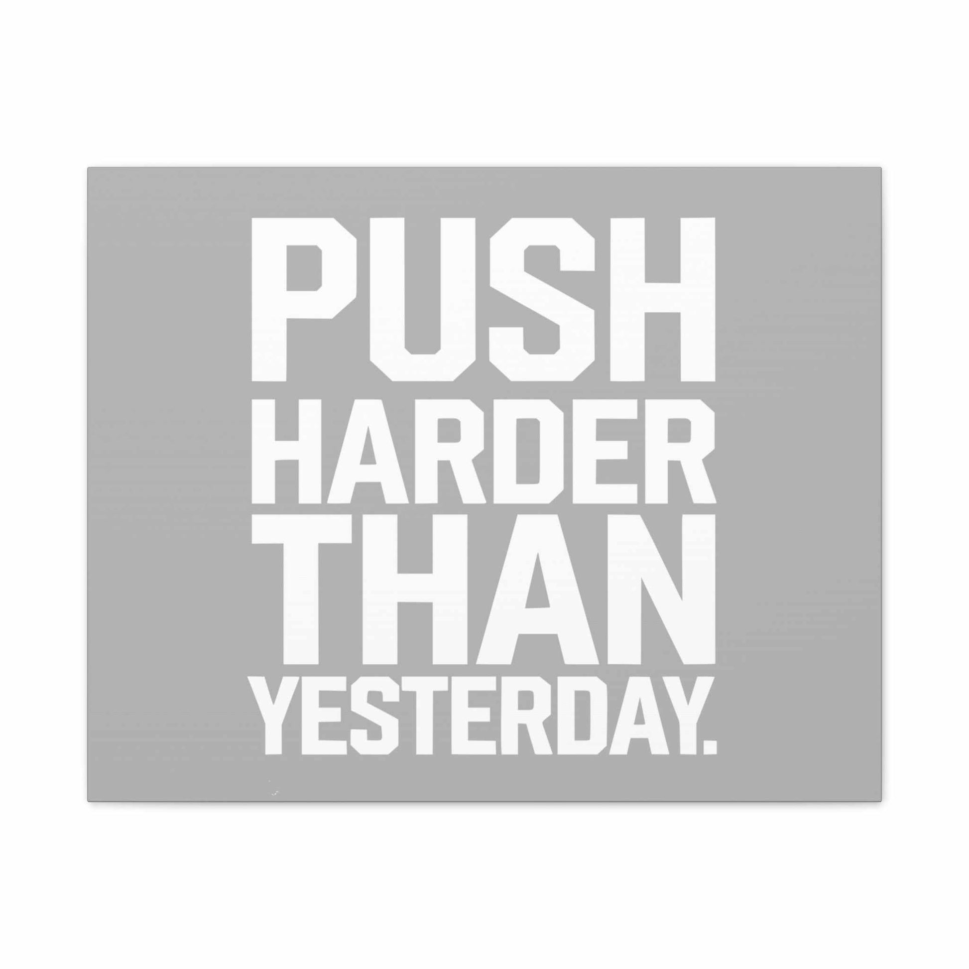 Motivational Canvas Wall Art  Than Yesterday art that mk  Canvas Wall.