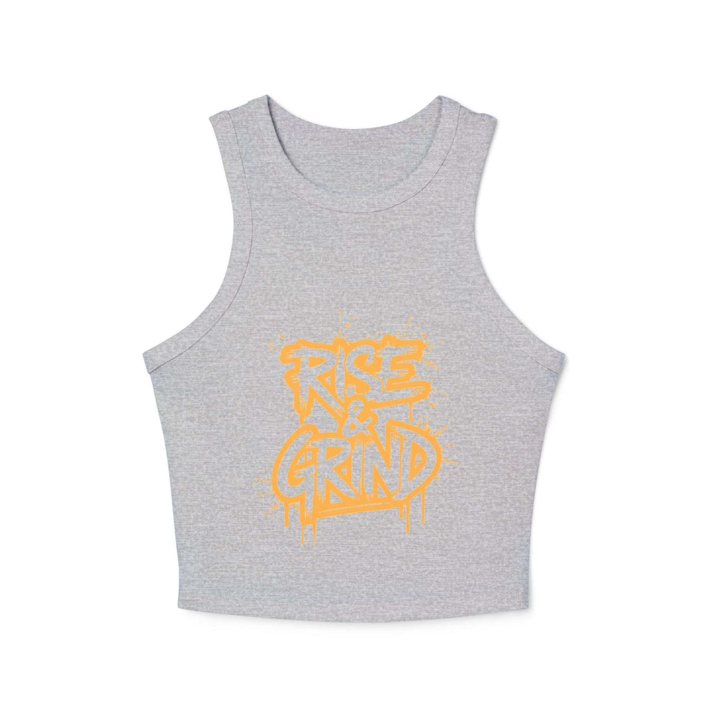 Micro Rib Racer Tank Top - Motivational Workout Apparel