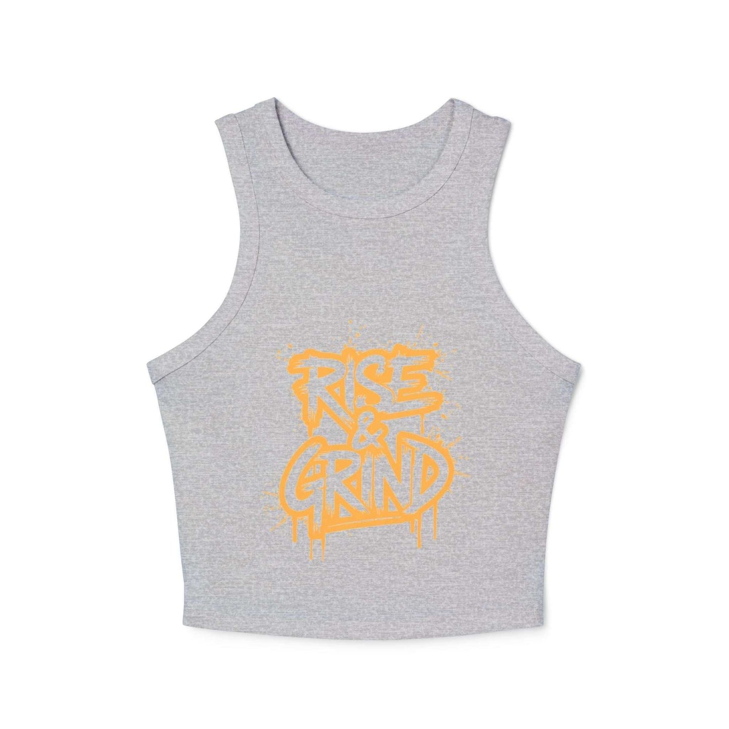 Micro Rib Racer Tank Top - Motivational Workout Apparel