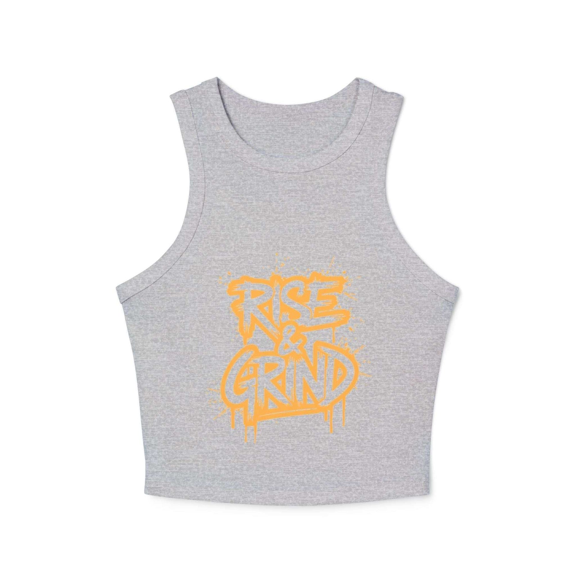 Micro Rib Racer Tank Top - Motivational Workout Apparel