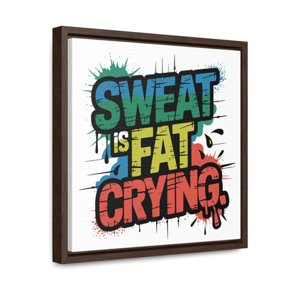 Fat Crying' - Fitness Wall Art