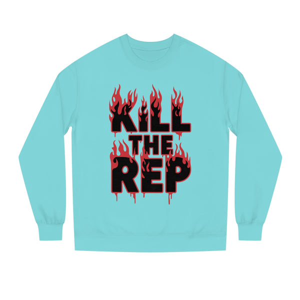 Kill the Rep Unisex Crew Neck Sweatshirt | Bold and Edgy Sweatshirt for Fitness Enthusiasts