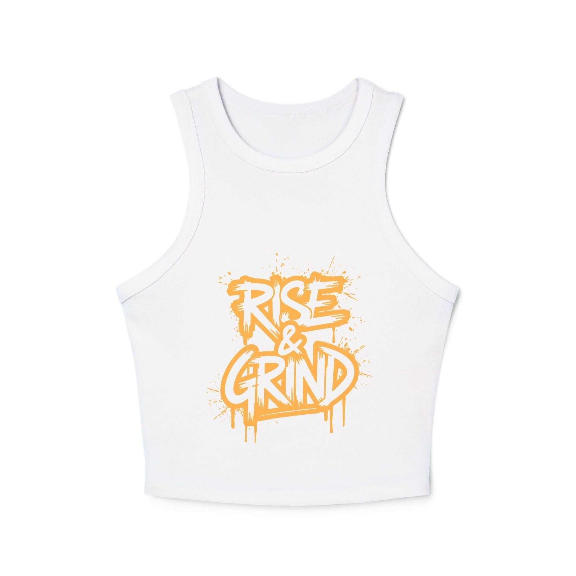 Micro Rib Racer Tank Top - Motivational Workout Apparel