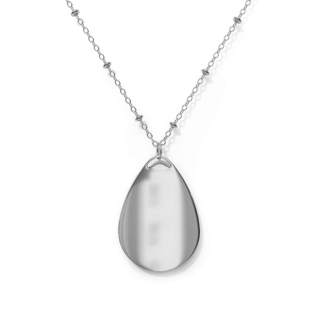 Bohemian Oval Necklace With Colourful Swirl Design-Perfect For Gifts .