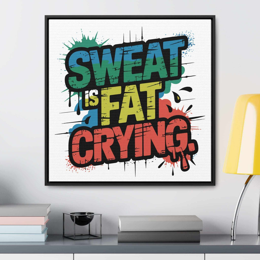 Fat Crying' - Fitness Wall Art