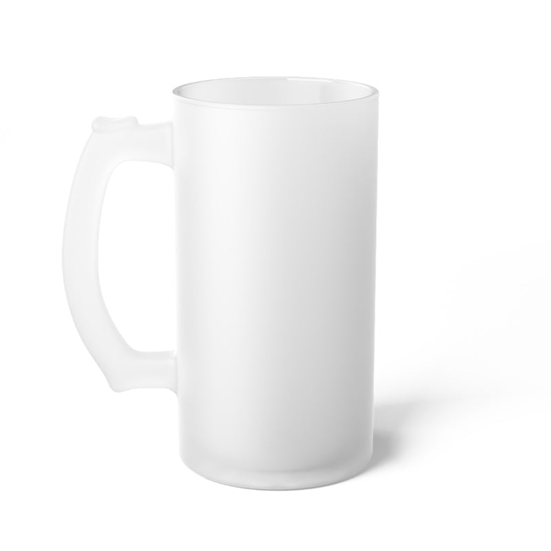 Frosted Glass Beer Mug - Eat Clean Train Dirty Gym Motivation