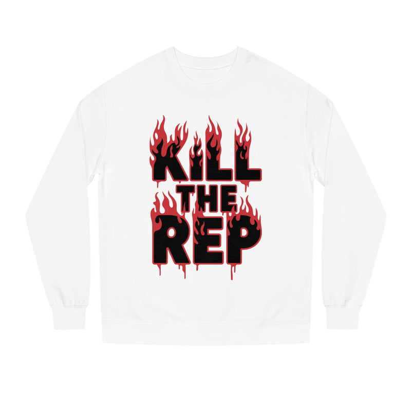 Kill the Rep Unisex Crew Neck Sweatshirt | Bold and Edgy Sweatshirt for Fitness Enthusiasts