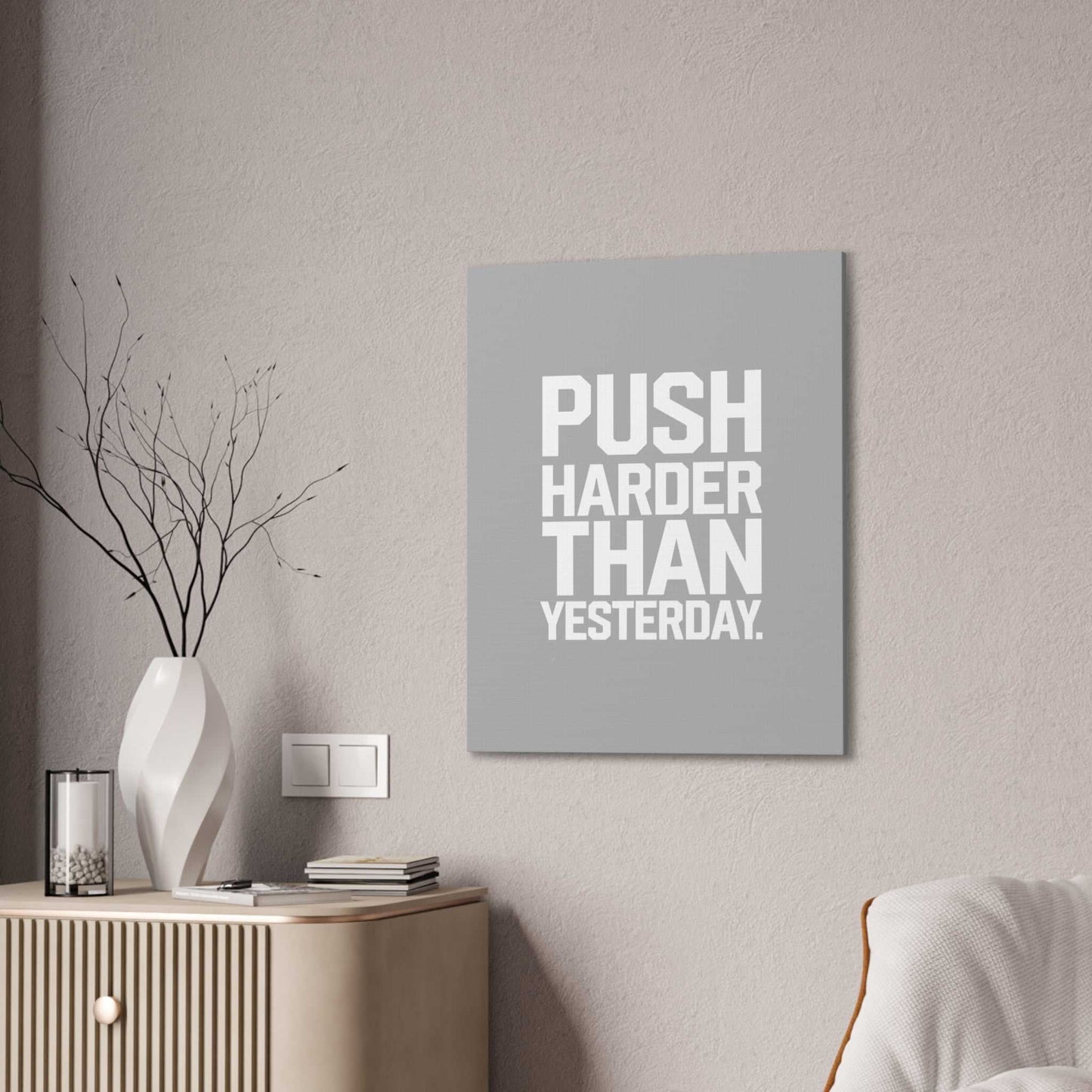 Motivational Canvas Wall Art  Than Yesterday art that mk  Canvas Wall.