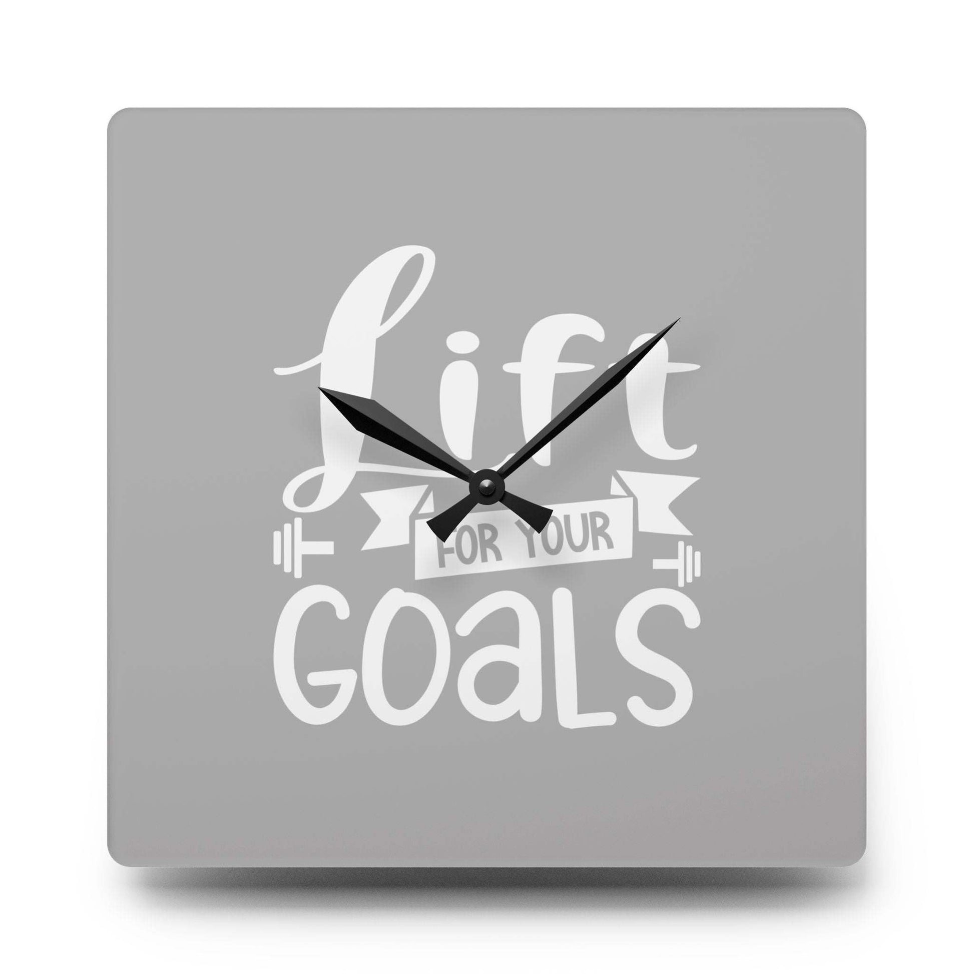 Motivational Acrylic Wall Clock
