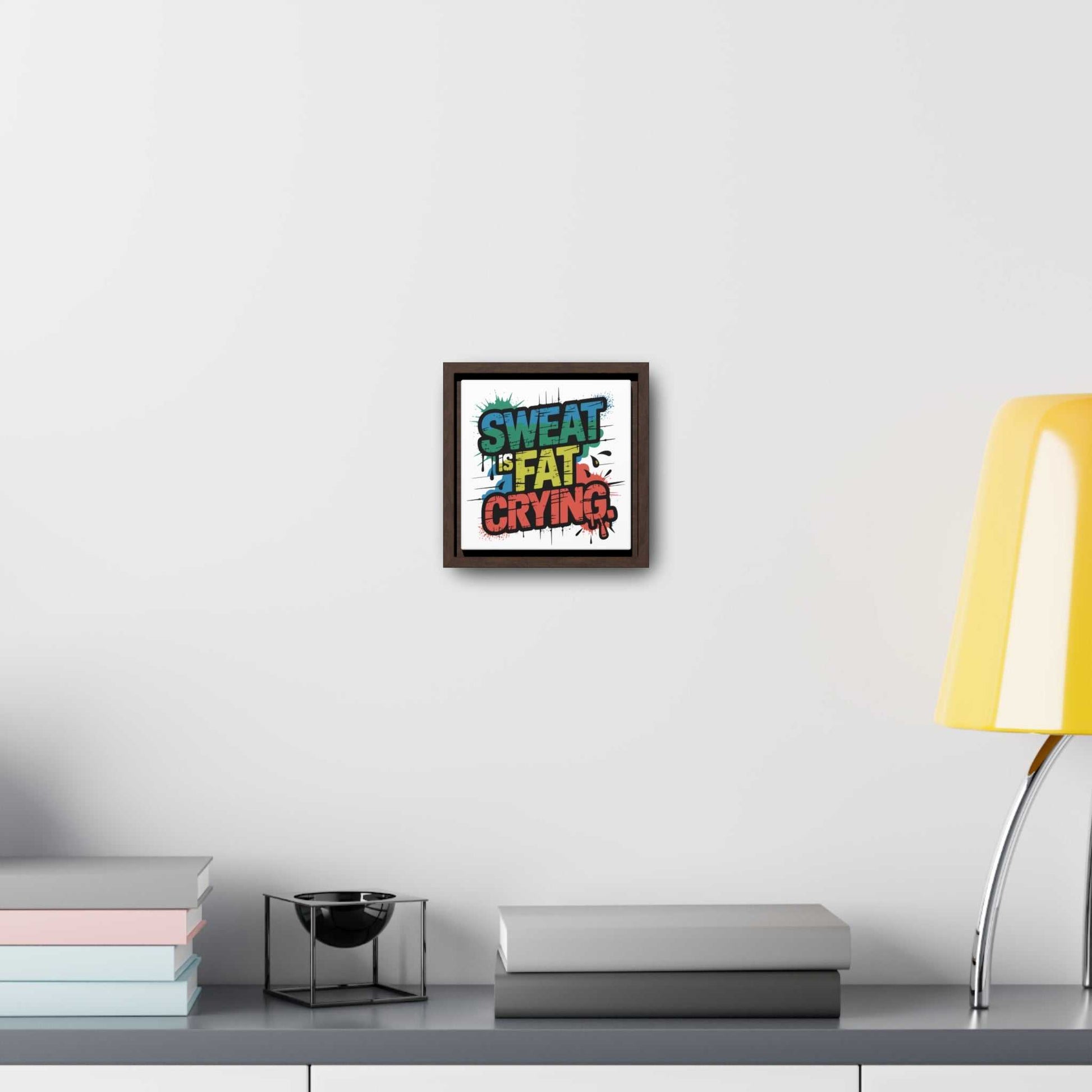 Fat Crying' - Fitness Wall Art