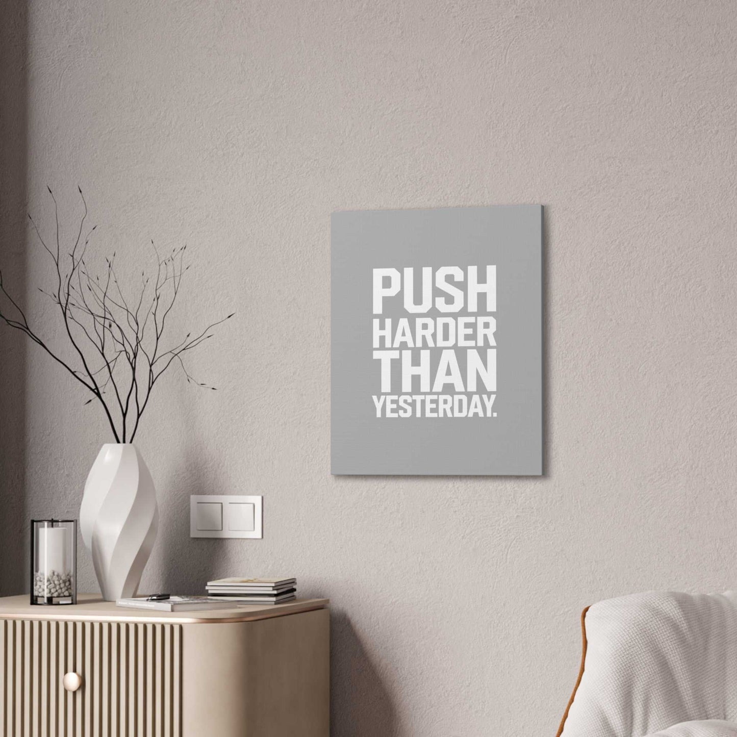 Motivational Canvas Wall Art  Than Yesterday art that mk  Canvas Wall.