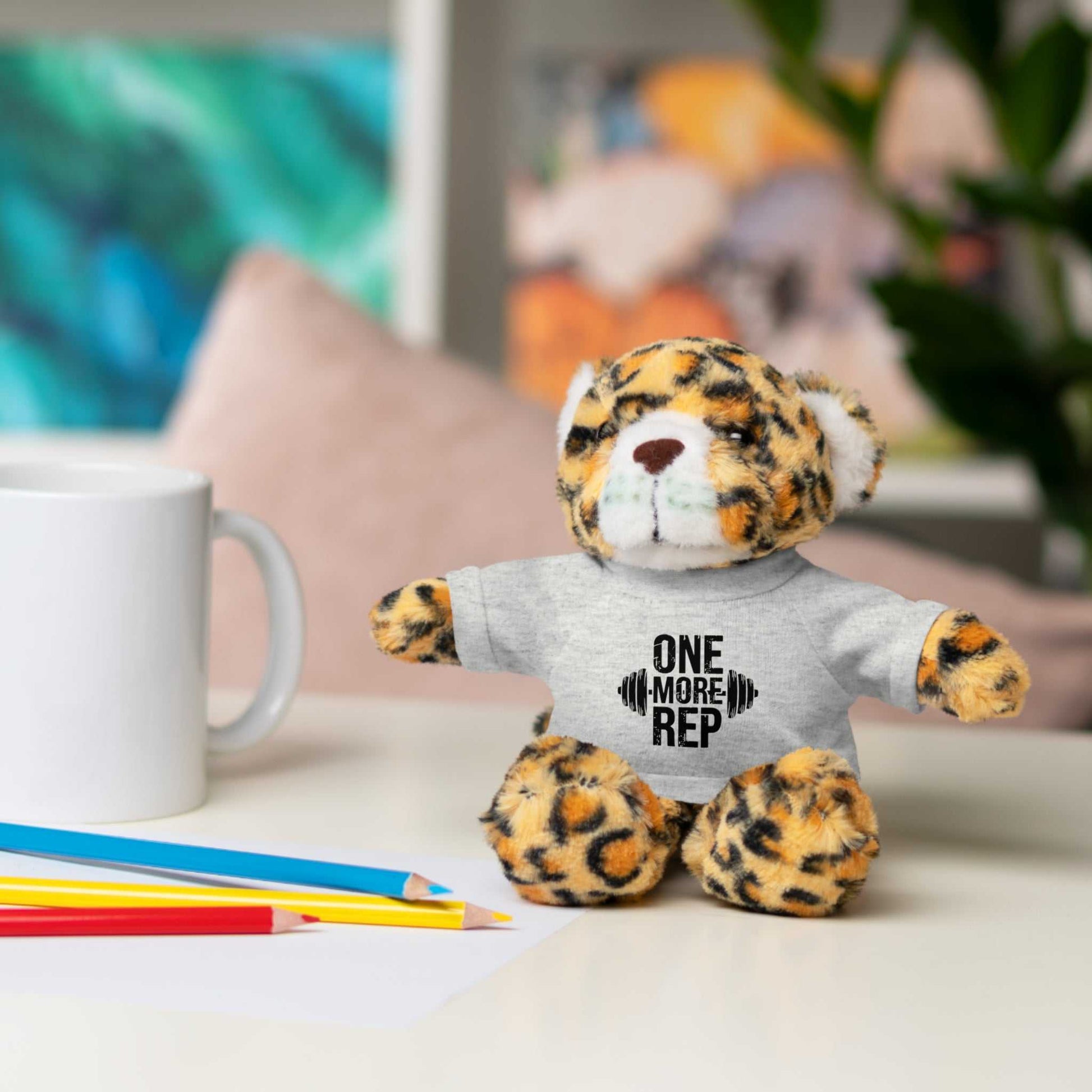 Motivational Workout Teddy Bear