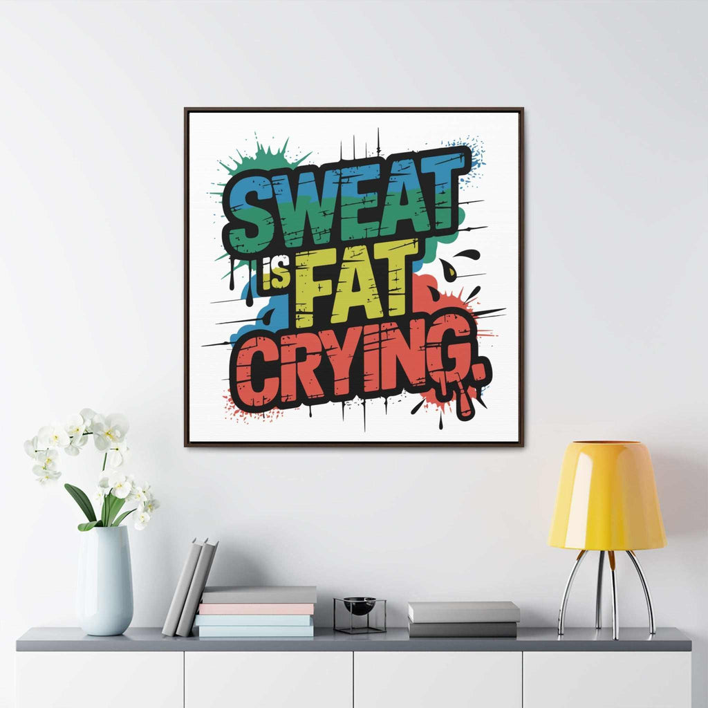 Fat Crying' - Fitness Wall Art