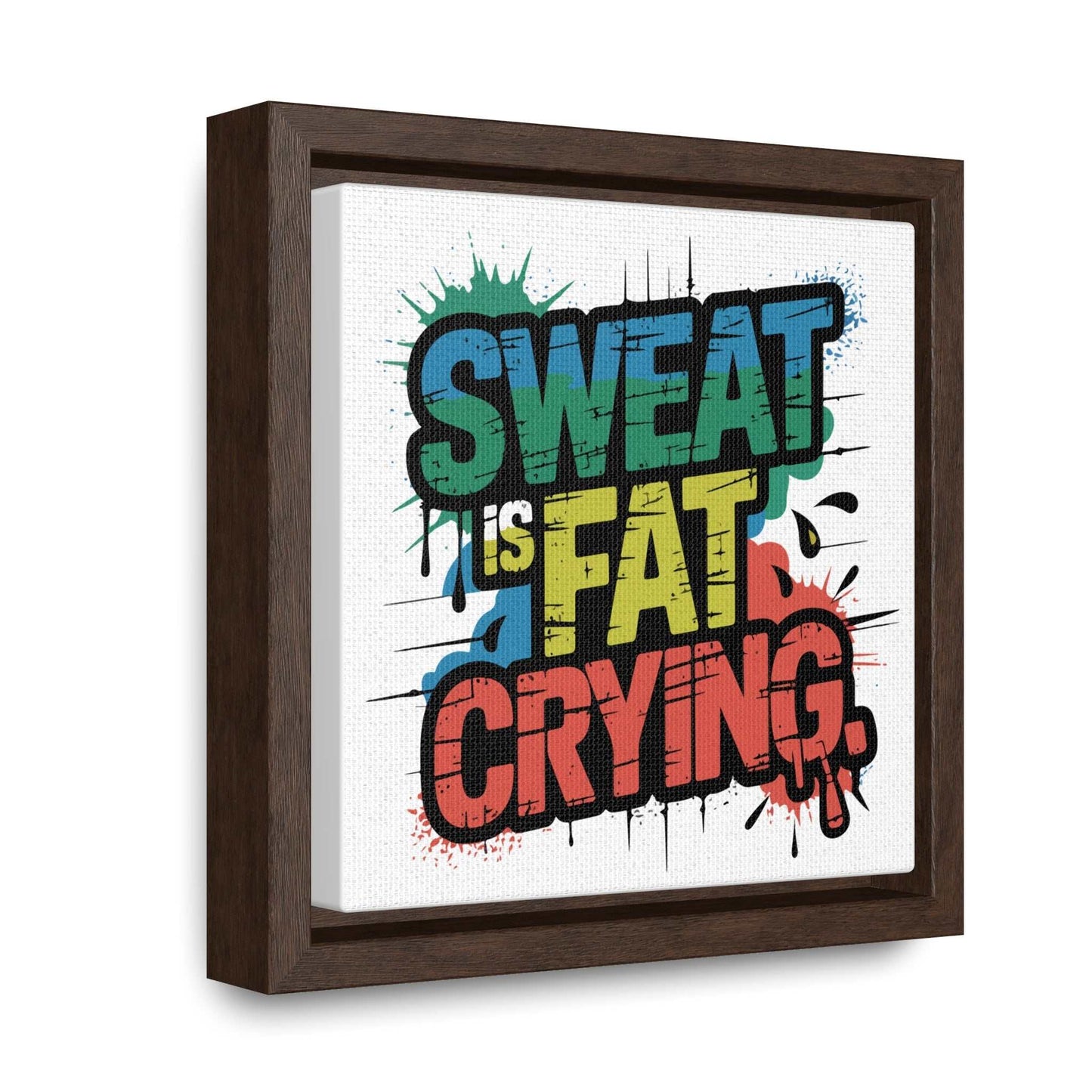 Fat Crying' - Fitness Wall Art