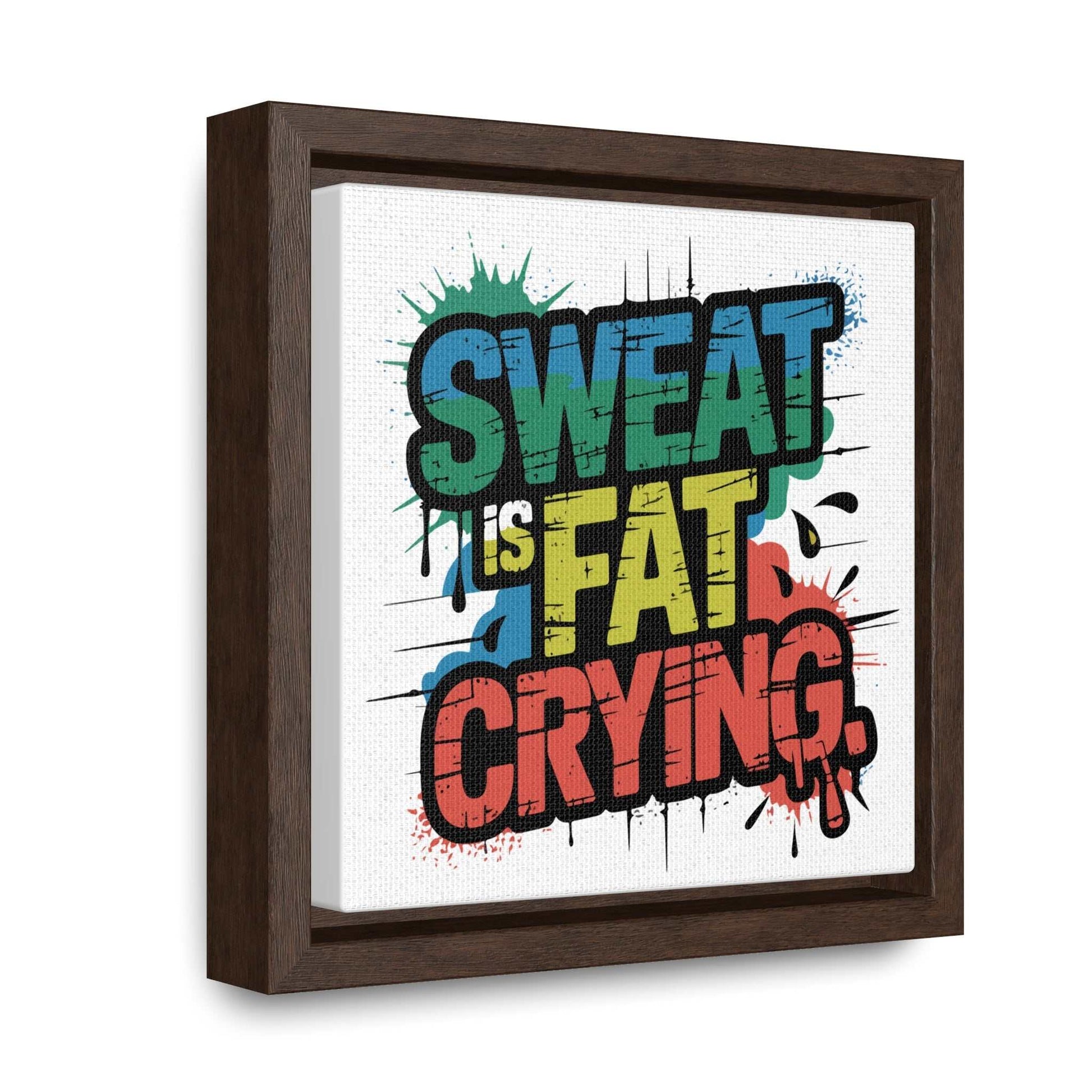Fat Crying' - Fitness Wall Art