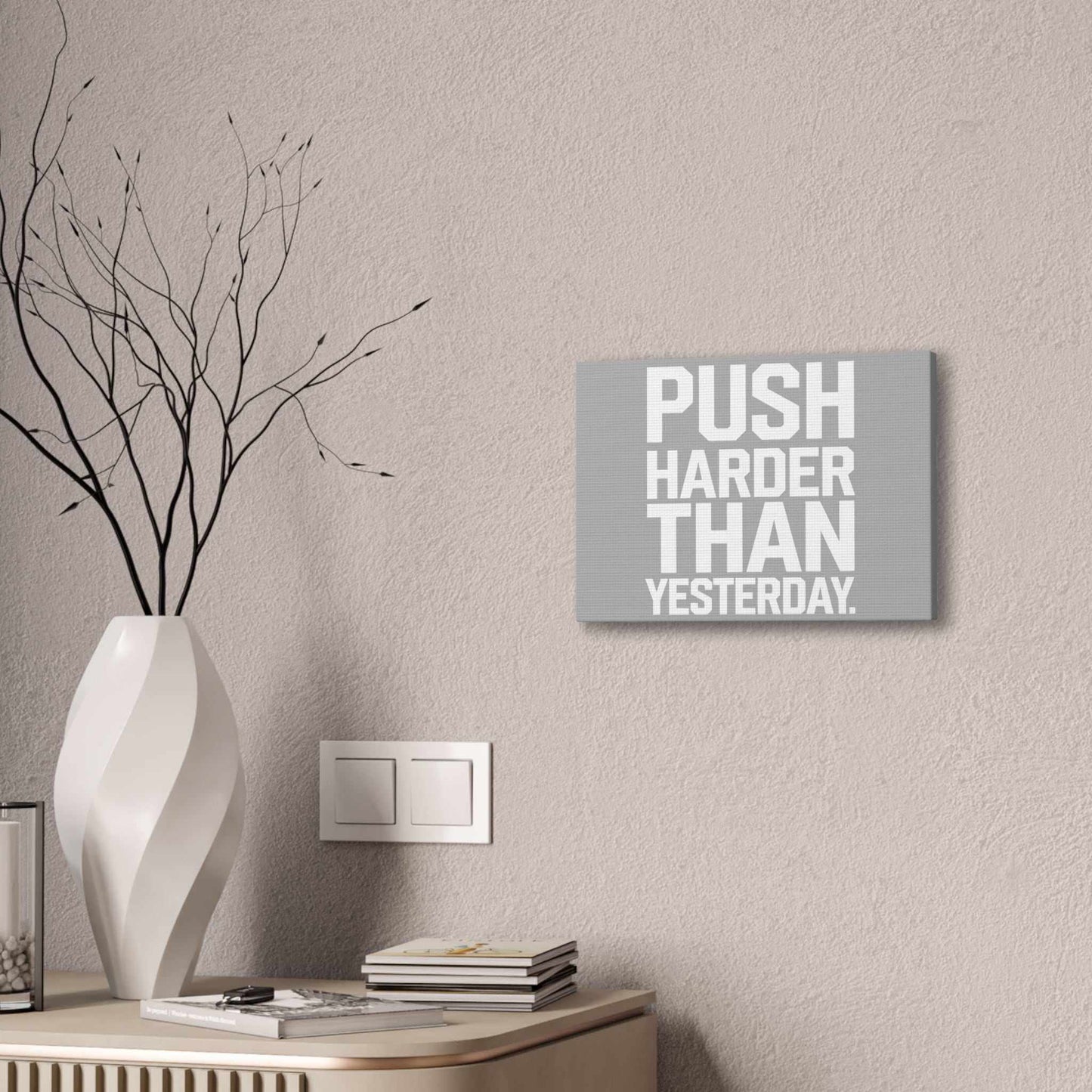 Motivational Canvas Wall Art  Than Yesterday art that mk  Canvas Wall.