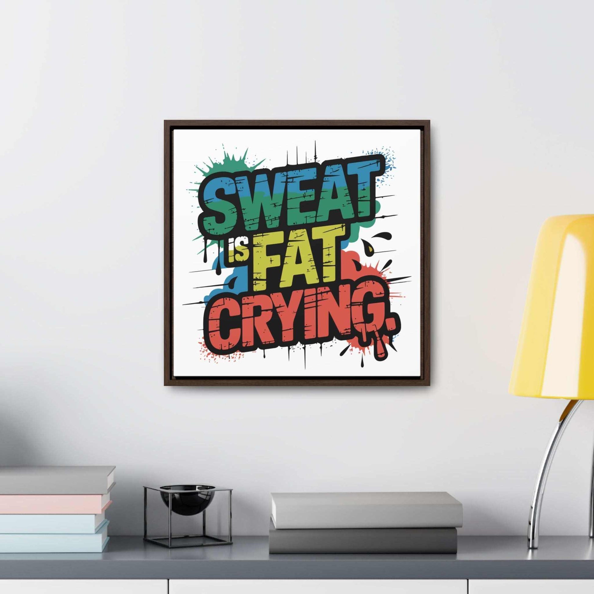 Fat Crying' - Fitness Wall Art