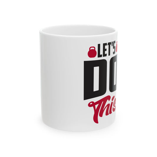 vibrant ceramic mug
