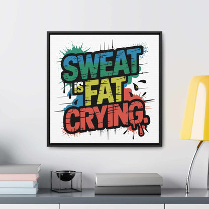 Fat Crying' - Fitness Wall Art