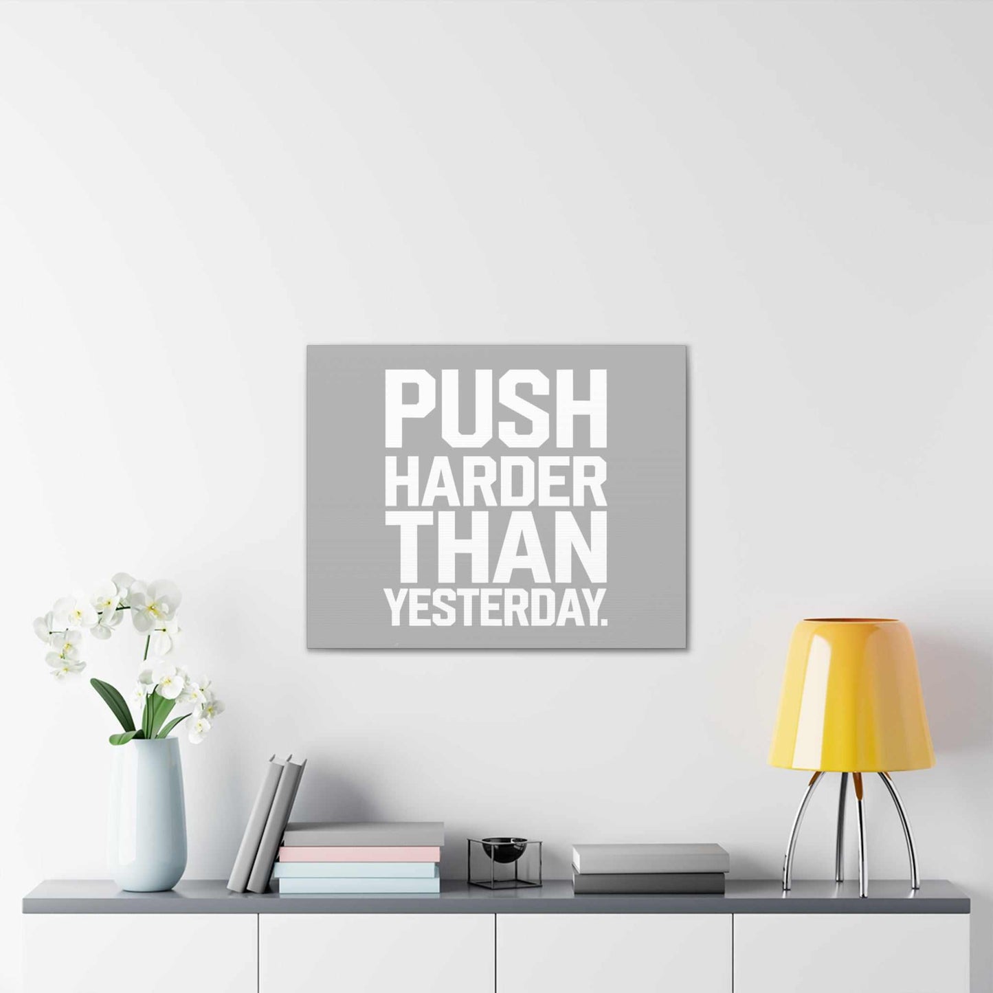 Motivational Canvas Wall Art  Than Yesterday art that mk  Canvas Wall.