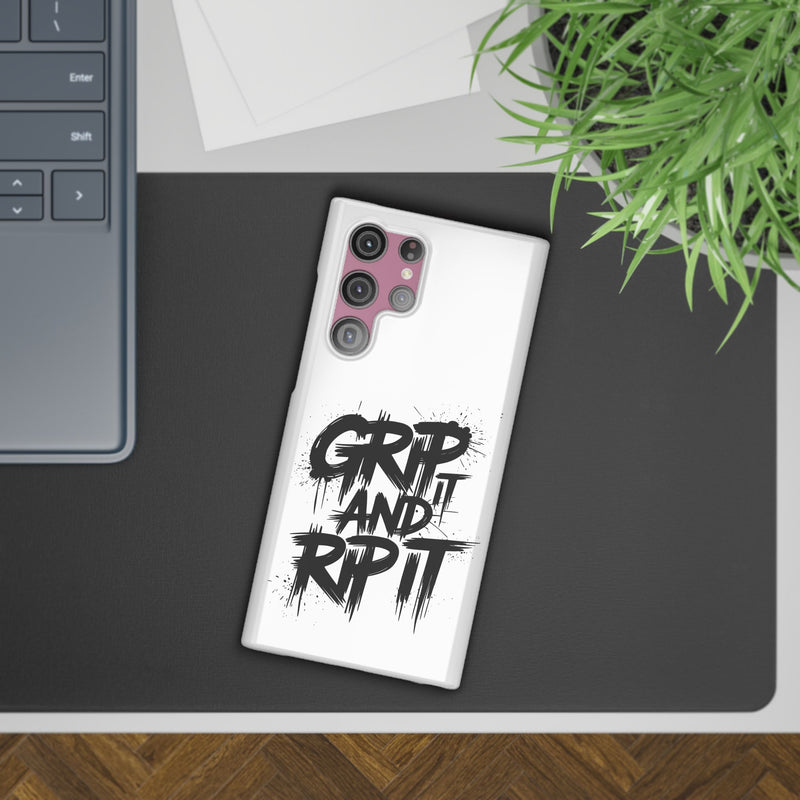 Stylish Slim Case with 'GRIP AND RIP IT' Design