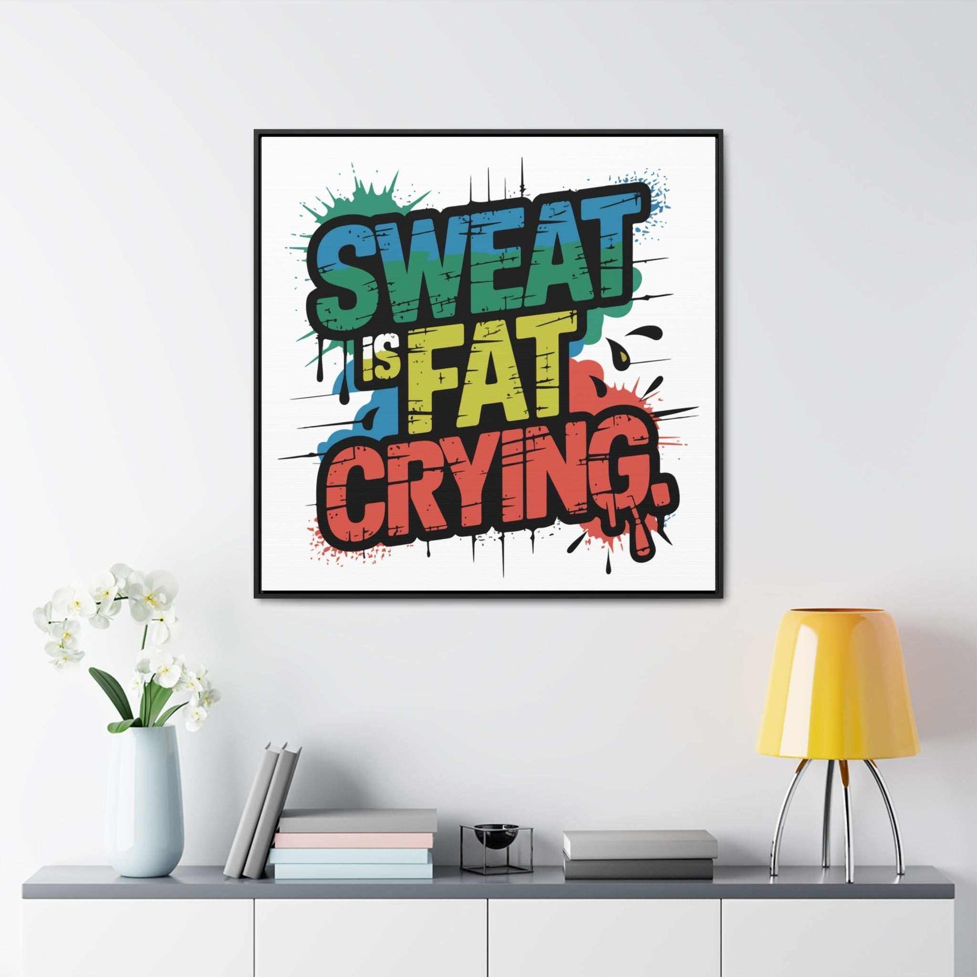 Fat Crying' - Fitness Wall Art