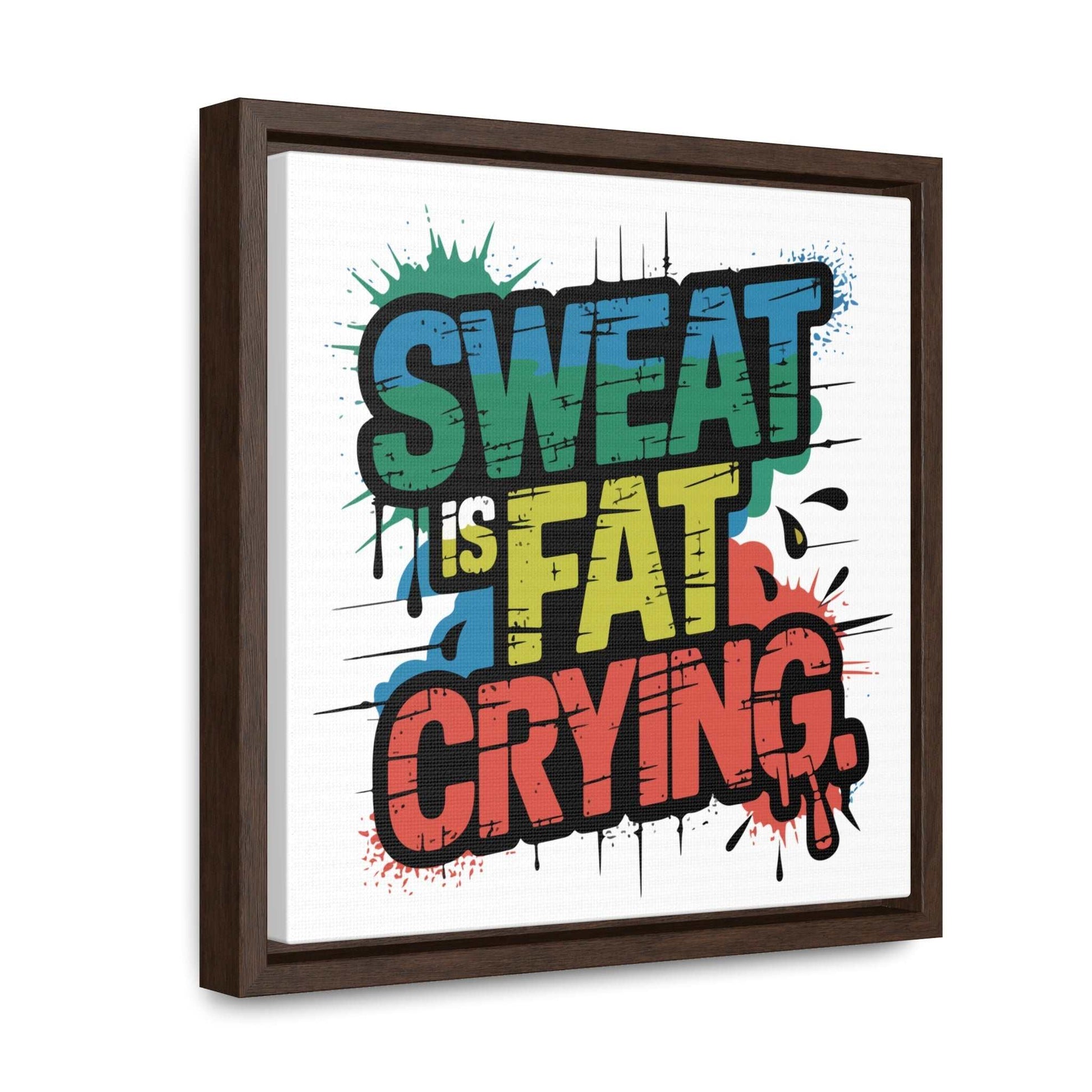 Fat Crying' - Fitness Wall Art