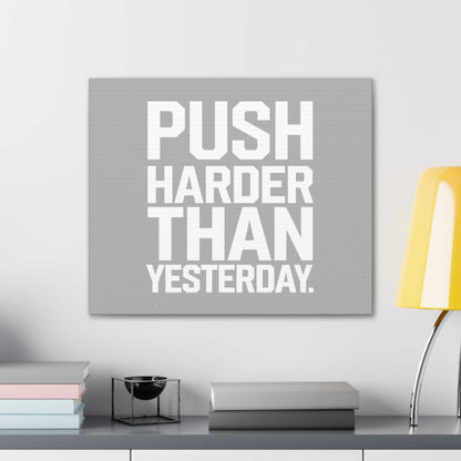 Motivational Canvas Wall Art  Than Yesterday art that mk  Canvas Wall.