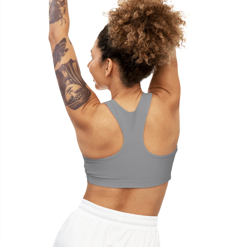 Empowering Seamless Sports Bra - "Girl Just Wanna Have Guts"