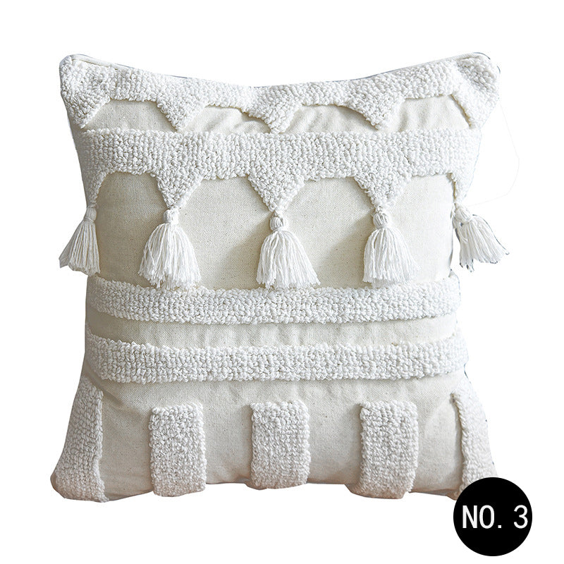 Nordic Throw Pillow Moroccan Tufted Simple Pillowcase Pillow