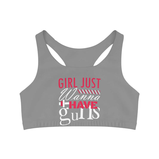 Empowering Seamless Sports Bra - "Girl