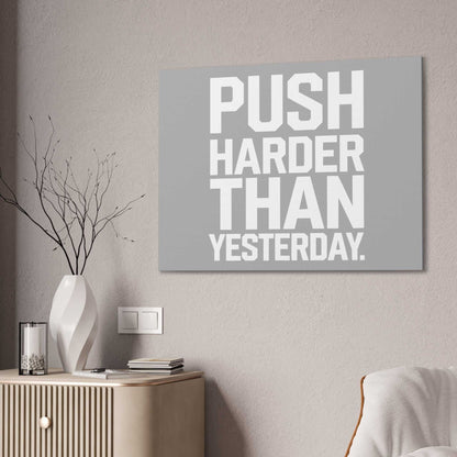 Motivational Canvas Wall Art  Than Yesterday art that mk  Canvas Wall.