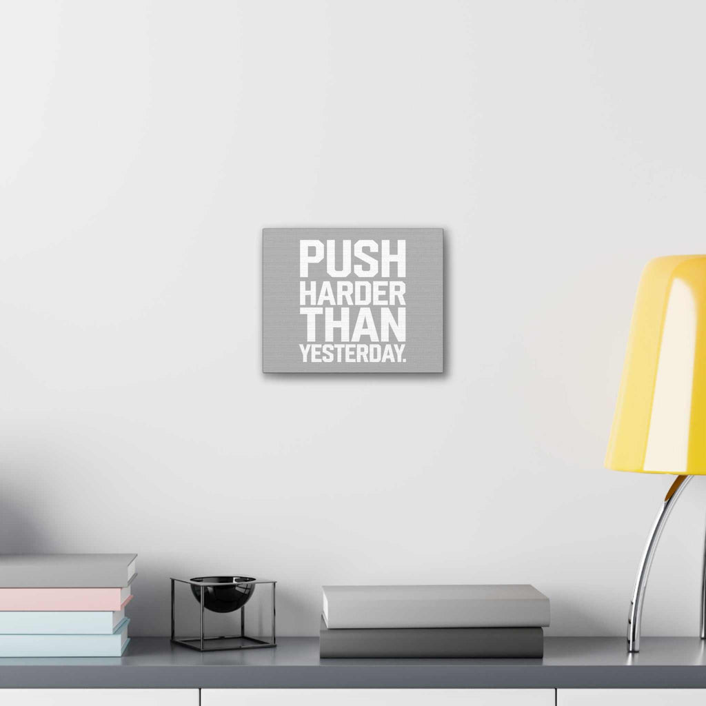 Motivational Canvas Wall Art  Than Yesterday art that mk  Canvas Wall.
