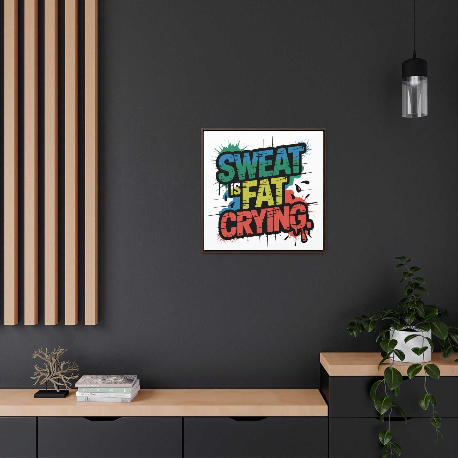 Fat Crying' - Fitness Wall Art